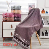 Cotton padded jacquard bath towel, factory wholesale