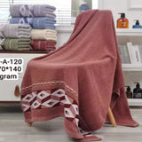 Cotton padded jacquard bath towel, factory wholesale