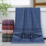 Cotton padded jacquard bath towel, factory wholesale